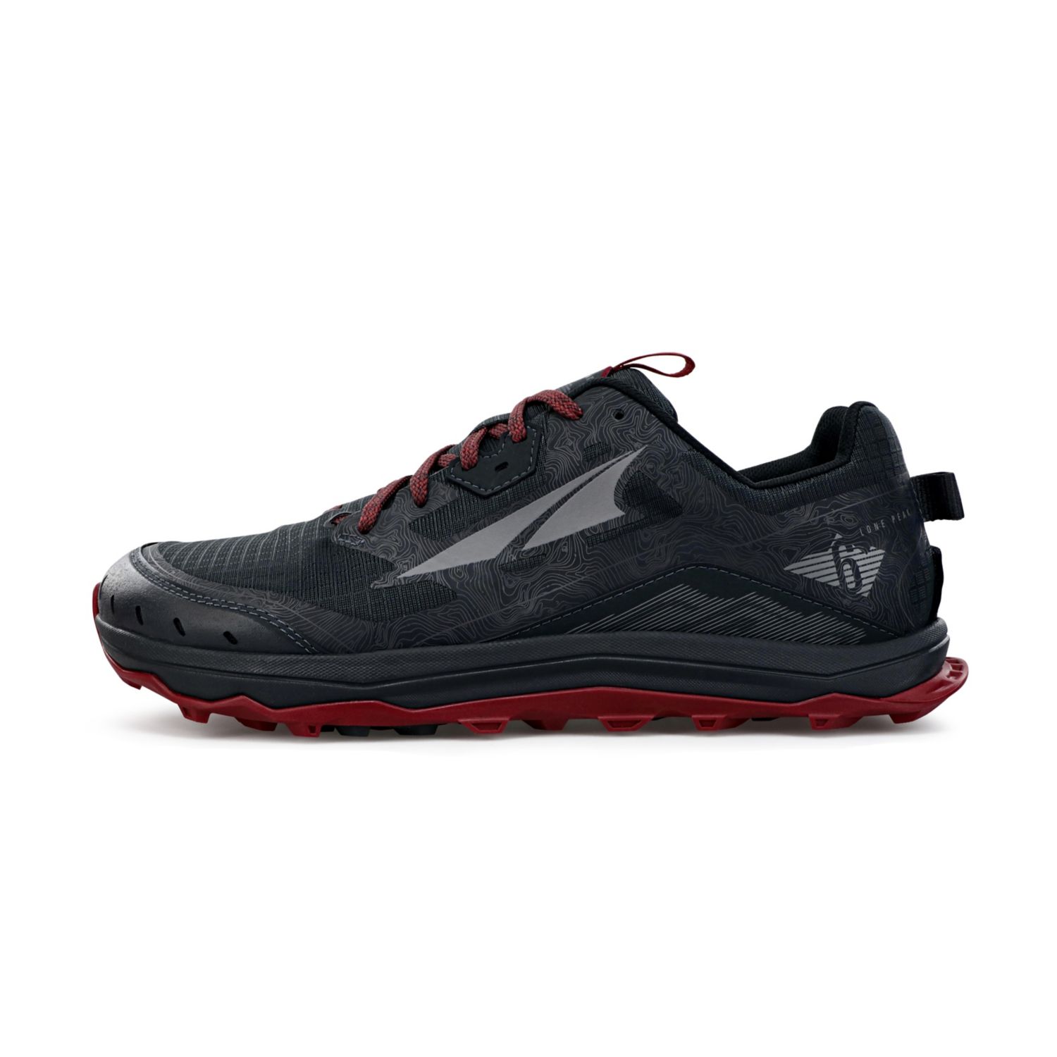 Altra Lone Peak 6 Men's Trail Running Shoes Black / Grey | South Africa-96234019